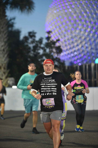 John Colwell running 10k