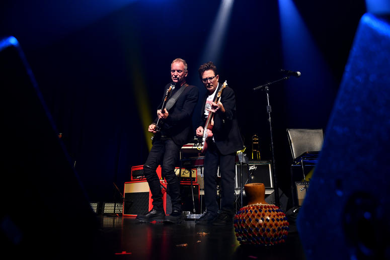 Michael J. Fox and Sting performing Funny Thing 2021