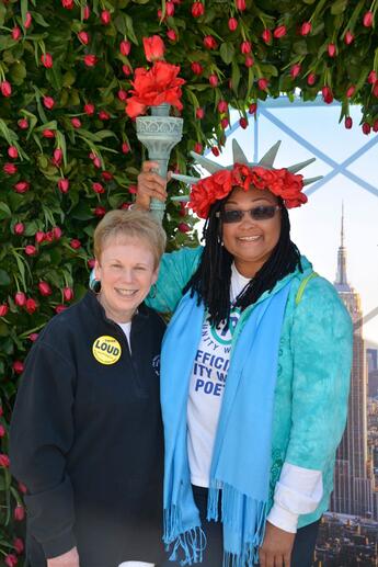 Carol Walton with Maryum "May May" Ali