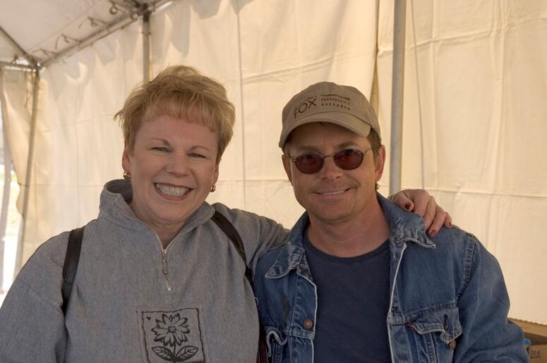 Carol Walton and Michael J. Fox 