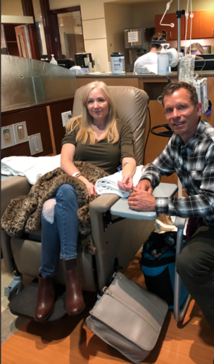 Kim Lundgreen and his late wife, Mindy. 