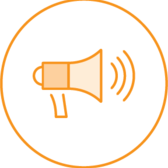 Illustration of a megaphone.