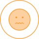 stressed face