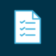 Illustrated list on document.