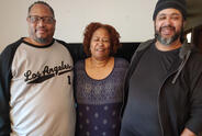 Toney Matthews and her sons, Cliff and Nick.