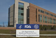 FDA Building 21 stands behind the sign at the campus's main entrance and houses the Center for Drug Evaluation and Research. The FDA campus is located at 10903 New Hampshire Ave., Silver Spring, MD 20993.