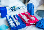 Samples in the lab.