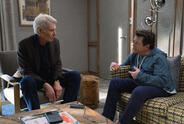 Michael J. Fox appears alongside Harrison Ford in season three of the hit Apple TV series “Shrinking.” (Photo courtesy of Apple TV)