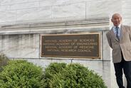 Parkinson's policy advocate and MJFF Patient Council member, Kevin Kwok, in Washington, D.C.