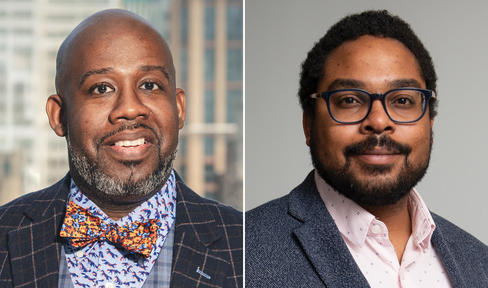 Headshots of Michael S. Fitts and Jonathan Jackson
