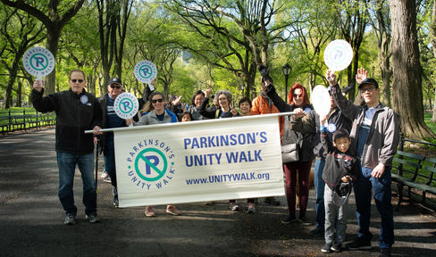 Parkinson's Unity Walk.