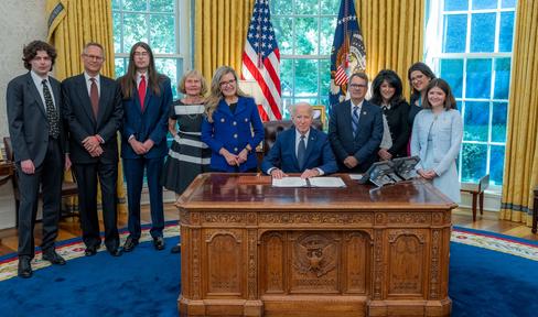 President Biden signs the National Plan to End Parkinson's Act