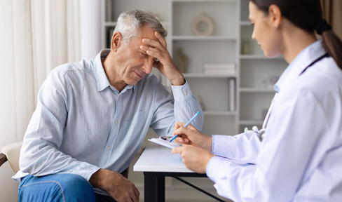 Doctor with a patient