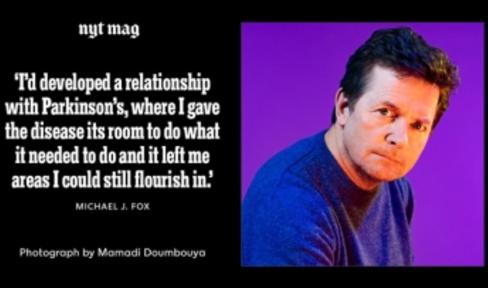 Michael J. Fox feature in the New York Times Magazine with quote