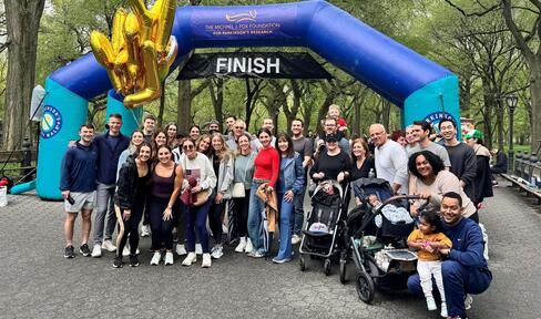 LapsForLinny at the Parkinson's Unity Walk.