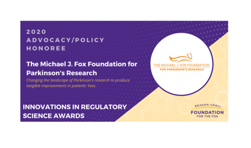 Reagan-Udall Advocacy/Policy award banner