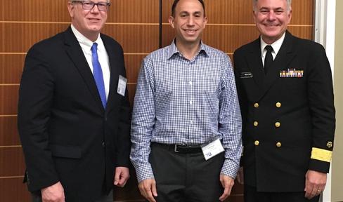 Ted Thompson, Todd Sherer and Admiral Bill Mac Kenzie.