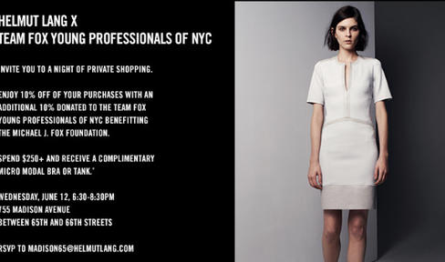 Team Fox Young Professionals to team up with Helmut Lang