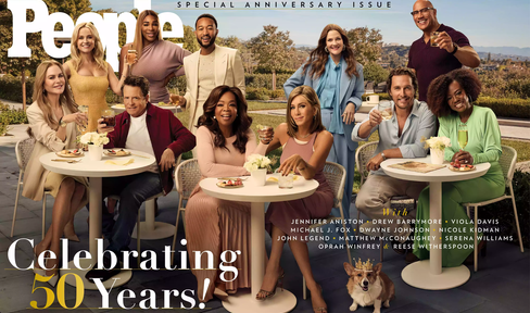 Michael J. Fox and other celebrities grace the cover of PEOPLE's 50th Anniversary
