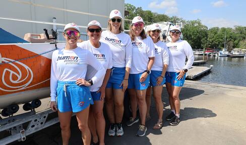 Human Powered Potential is launching the Second Wave with all-female crew members: Elizabeth Hall, Becky Watt, Ashley Ellis, Megan Laughlin, Maureen Twohig and Andrea Vigil.