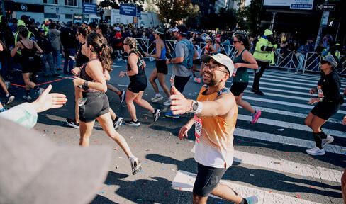 2025 NYC Marathon participant