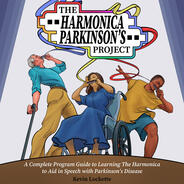 The book cover showcasing people playing harmonica. 