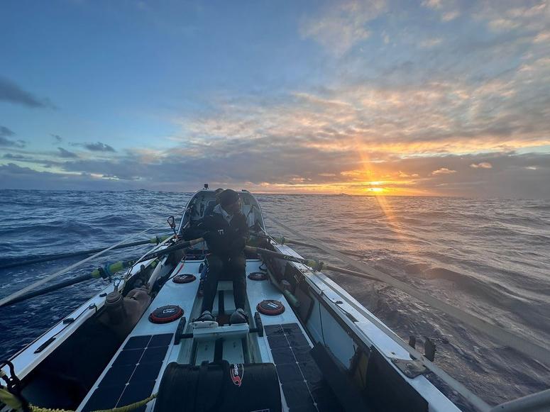 Sunrise over the Pacific