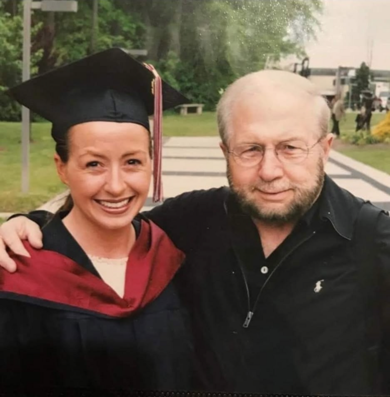Anne and her father, Michael E. Smith.