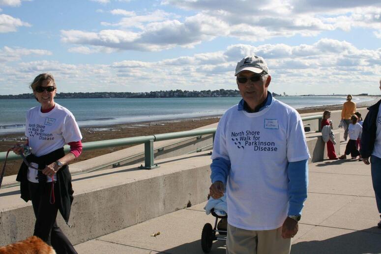 Daniel Wistran at the North Shore Walk for Parkinson's Disease.