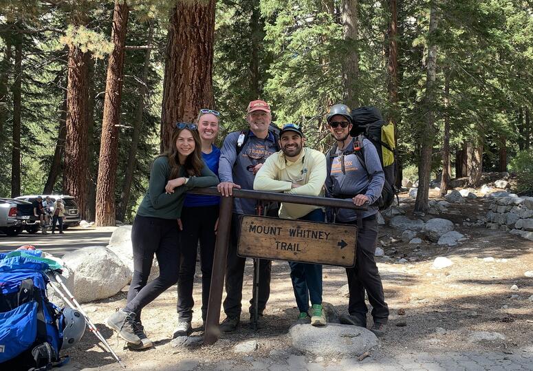 Our Team Fox team — me, Malea, Murray, Jared K. and Jared S.