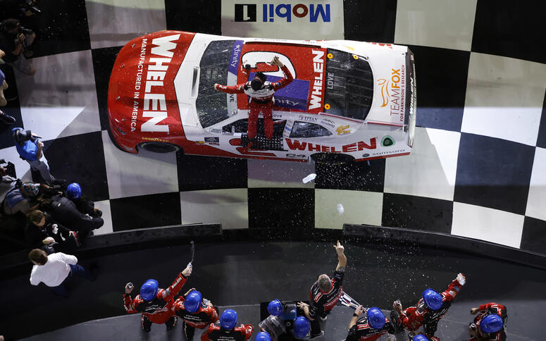 The Whelen car sporting the Team Fox logo.