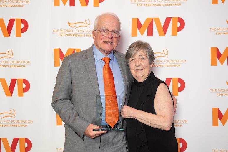 Joe and Kathy Holden at the 2026 Team Fox MVP Celebration
