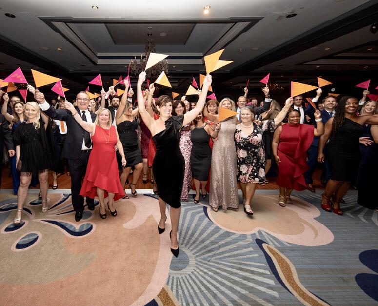Team Fox Detroit, led by Donna (center) and Mike Rajkovic celebrates 10 years with their 2026 gala.