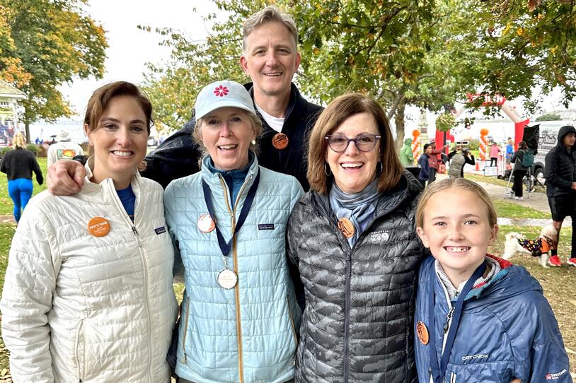Anna Wolfe and her family.