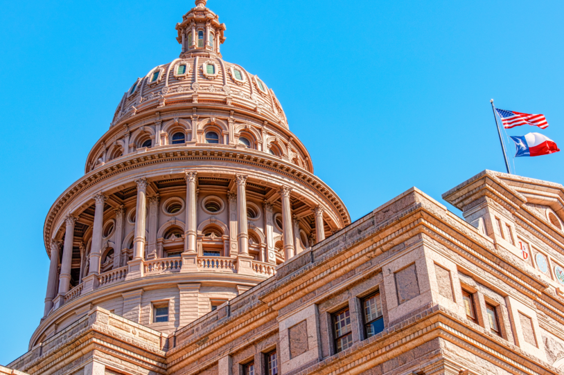 The Texas state capitol.