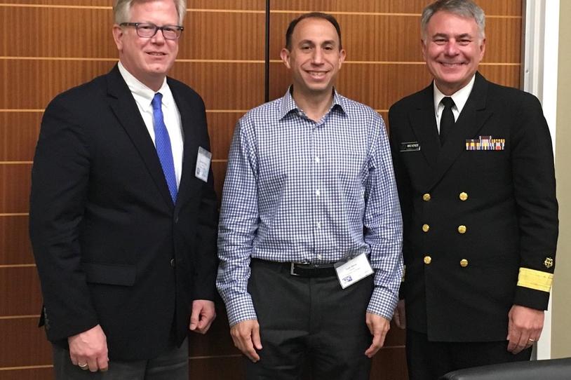 Ted Thompson, Todd Sherer and Admiral Bill Mac Kenzie.