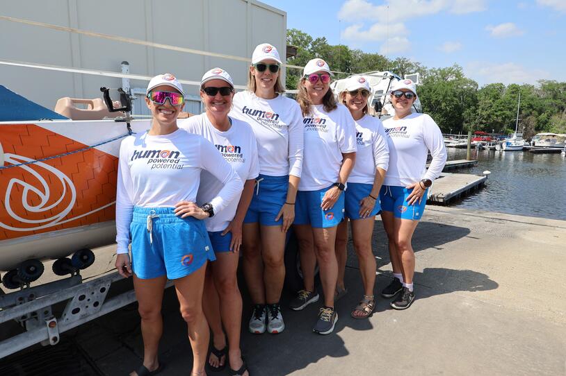 Human Powered Potential is launching the Second Wave with all-female crew members: Elizabeth Hall, Becky Watt, Ashley Ellis, Megan Laughlin, Maureen Twohig and Andrea Vigil.