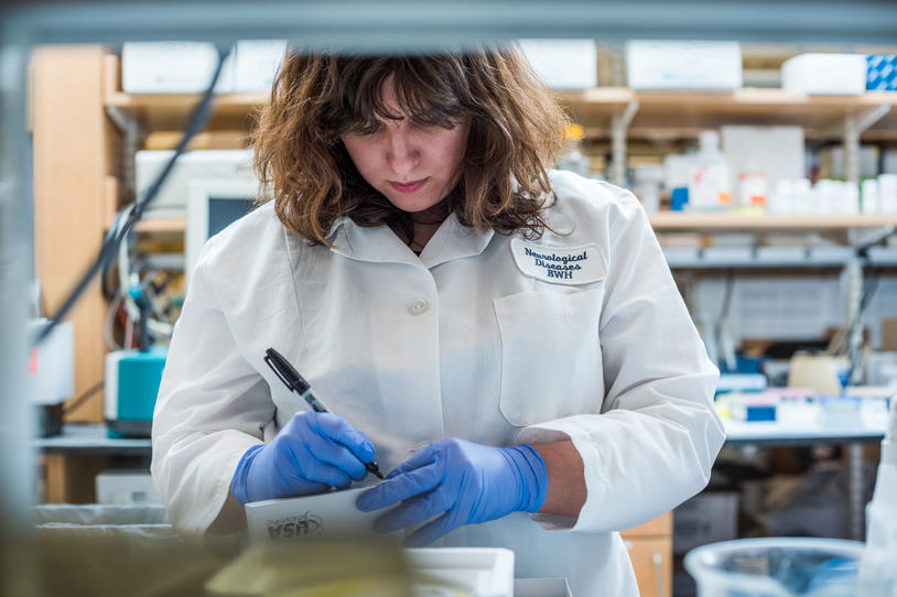 Researcher in a lab