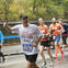 All smiles from Team Fox during a rainy 2018 New York City Marathon.