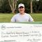David and a check for Live Harder
