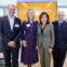 From left to right: Andrew Baum, chief strategy and innovation officer at Pfizer; Debi Brooks, CEO and co-founder of The Michael J. Fox Foundation; New York Governor Kathy Hochul and Anthony Shorris, partner at McKinsey & Company.
