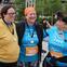 Stacey Empson Stands With Two Friends at Run/Walk Finish Line