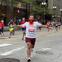 Chuck Kistler running the 2021 Bank of America Chicago Marathon.