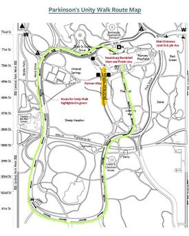 Central Park PUW Walk Route