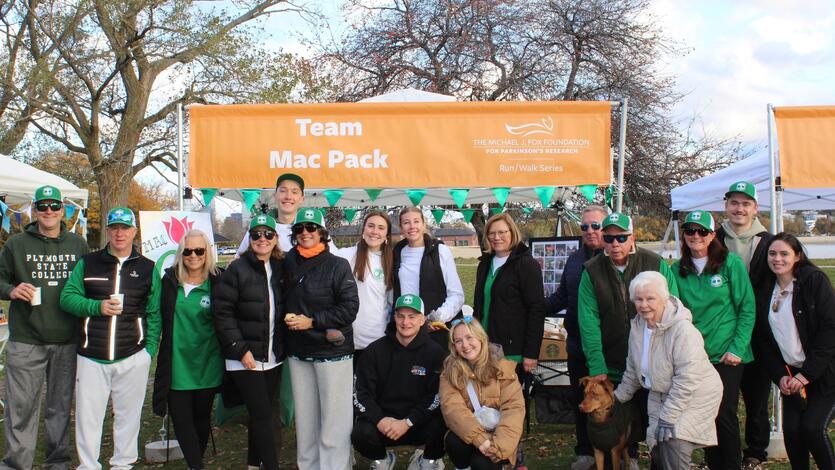 Team Mac Pack at the Boston Run/Walk.